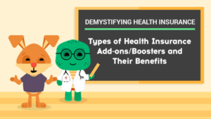 Types of health insurance add-ons/boosters and their benefits