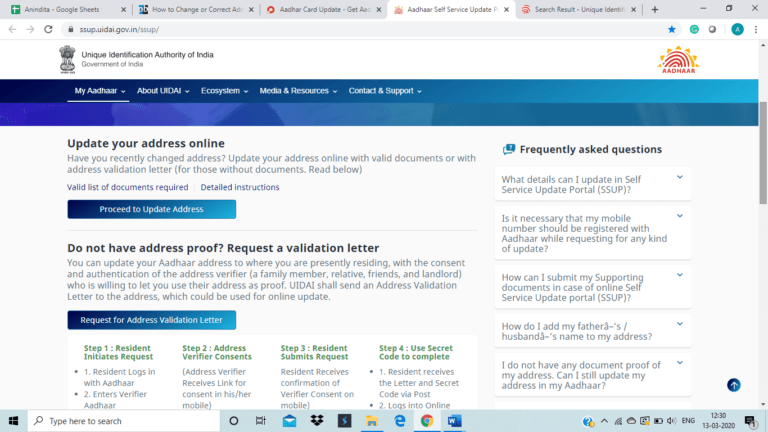 Aadhar Card Address Change via Online/Offline Mode: A Step-by-Step Guide