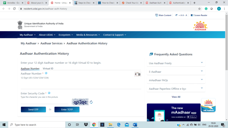 16-digit Virtual Identification Number