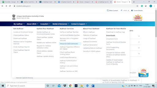 E-Aadhar : A Step-by-Step Guide to Download & Print E-Aadhaar